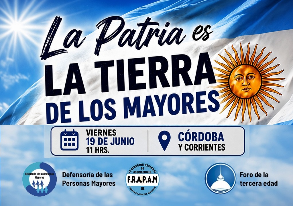 Banderazo por la dignidadde las personas mayores